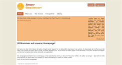 Desktop Screenshot of juengergemeinschaft.at