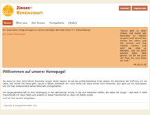 Tablet Screenshot of juengergemeinschaft.at